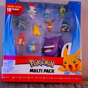 Pokémon Multi pack 10 piece figurines Brand New